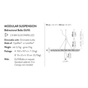 Nuvem Single Module Pendant w/Spotlight