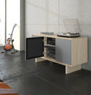 Octave 8377 Entertainment Cabinet | Drift Oak