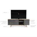 Octave 8379 Entertainment Cabinet | Drift Oak