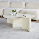 Odeon Coffee Table | Pearl Cream