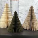 Paper Standing Christmas Tree | Olive Green