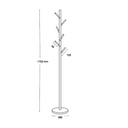 Plain Coat Stand | Black