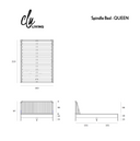 Spindle Bed | Oak