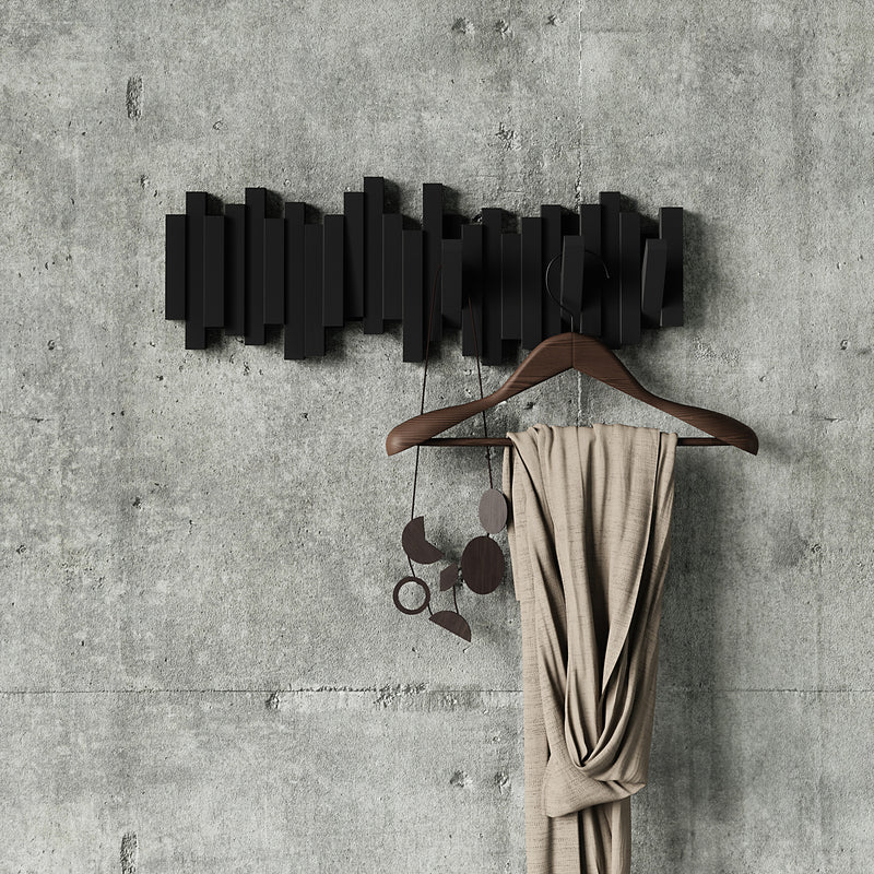 Black wall coat hooks online