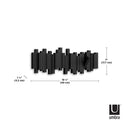 Sticks Wall Coat Hooks | Black