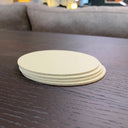 Togo Faux Leather Coaster Set | Blue