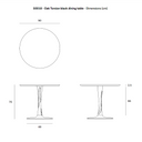 Torsion Round Dining Table | Oak