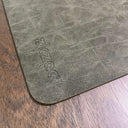Truman Faux Leather Placemat | Khaki Grey
