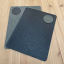 Truman Faux Leather Placemat | Khaki Grey